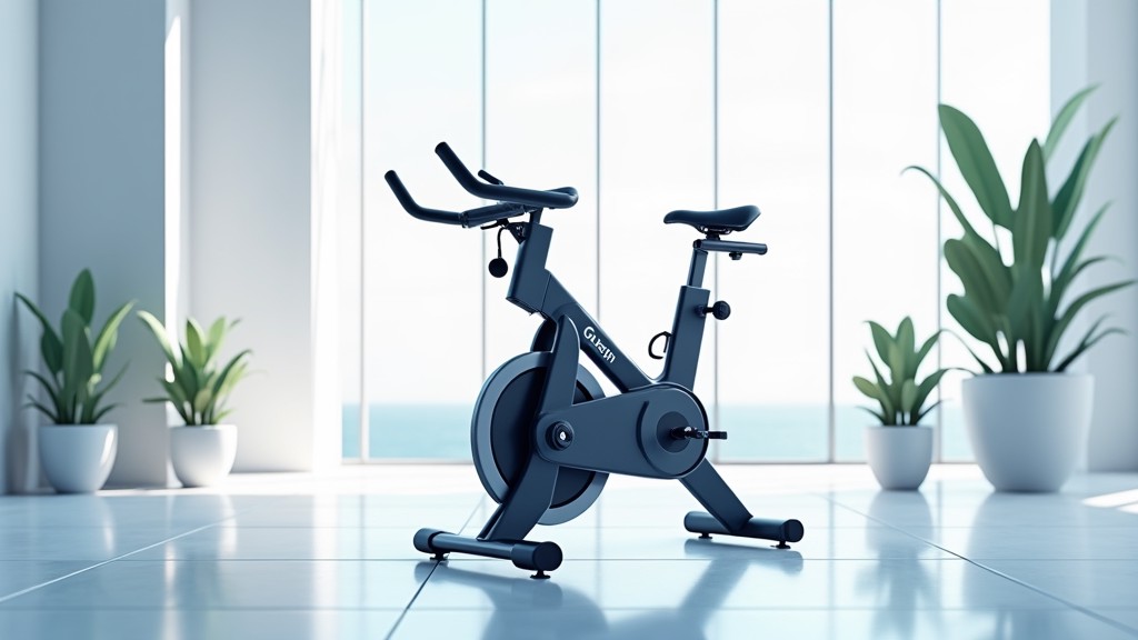 Gxspin fitness spinning equipment in a gym setting