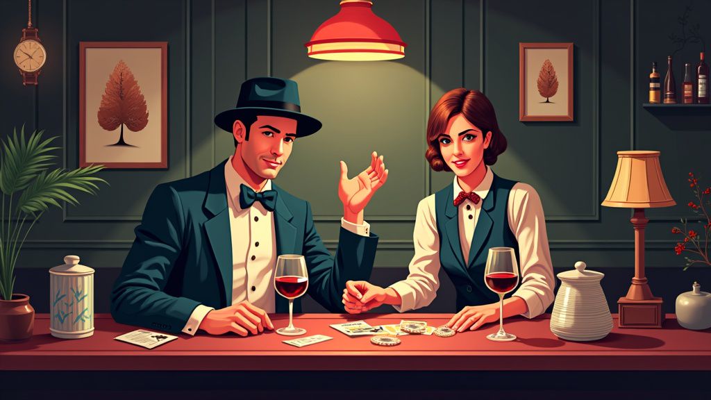An engaging online casino, SlotMafia, with a 1930s gangster them